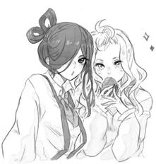 ♡ Mirajane (me) & Erza ♡ Mirajane (me) & Erza