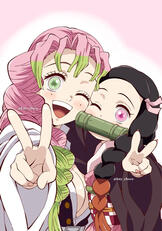 ♡ Mitsuri (me) & Nezuko (Sabry) ♡ Mitsuri (me) & Nezuko (Sabry)