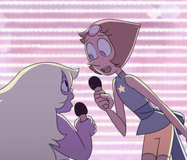 ♡ Pearl (me) & Amethyst (sis) - STEVEN UNIVERSE ♡ Pearl (me) & Amethyst (sis) - STEVEN UNIVERSE