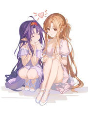 * ♡ Asuna (me) &amp; Yuuki (Jane) - SWORD ART ONLINE