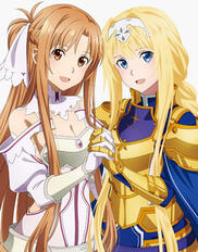 * ♡ Asuna (me) &amp; Alice (Jane) - SWORD ART ONLINE