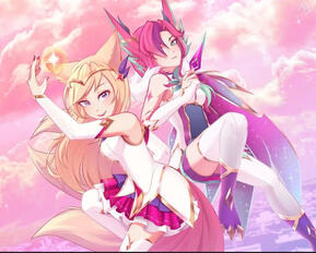♡ Xayah (me) & Ahri (Jane) ♡ Xayah (me) & Ahri (Jane)